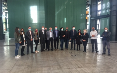 González ha presentat la proposta amb alguns dels representants de les entitats a Fira Sabadlell | Ràdio Sabadell